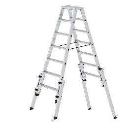 Alu-Stufen-Stehleiter treppengängig Produktbild
